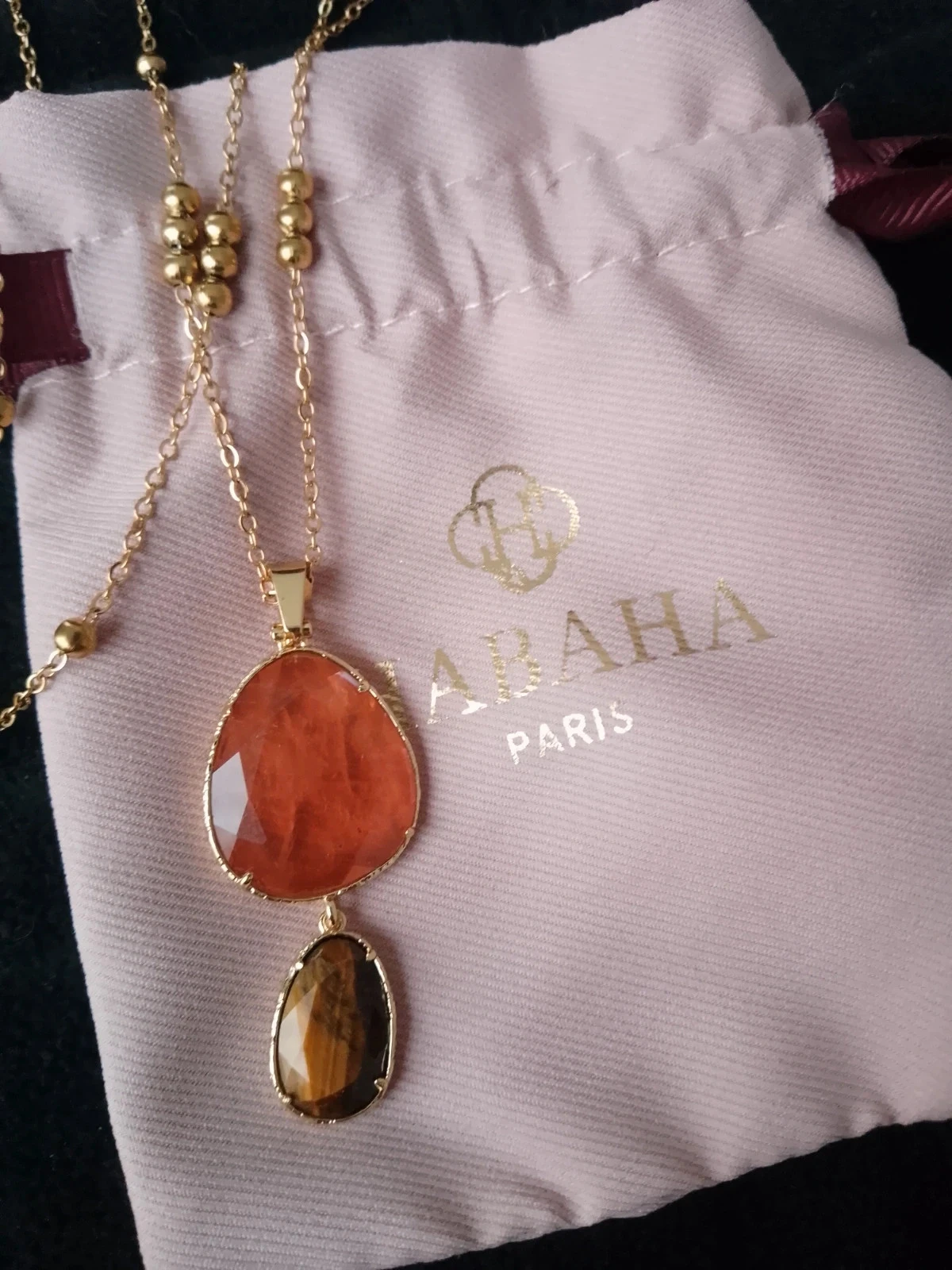 Collier pierres naturelles Habaha – photo 2